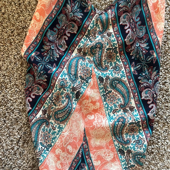 Paisely Boho Halter Top Xs/S - Picture 2 of 5